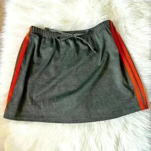 Fame 4 Fifteen Y2K Athletic Stripe Skirt Built In Shorts Medium